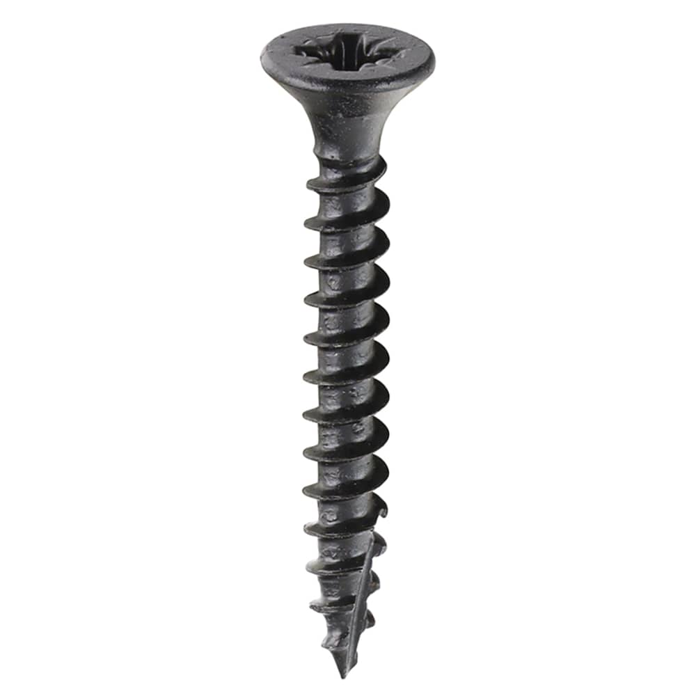 TIMco Black Passivated Double Countersunk Screw 4.0 x 30mm Pack 200