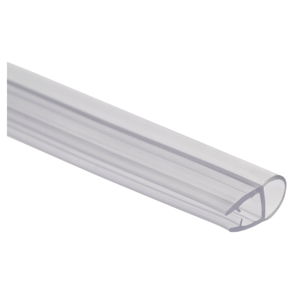 Croydex Clear PVC Shower Seal - Bubble Seal - Suits 4-6mm Glass