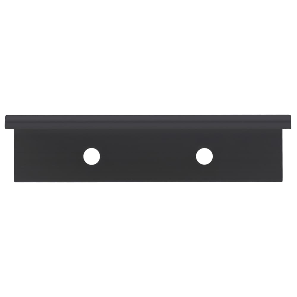 Touchpoint Serva Lipped Edge Cabinet Pull Handle - 64mm Centres - Black