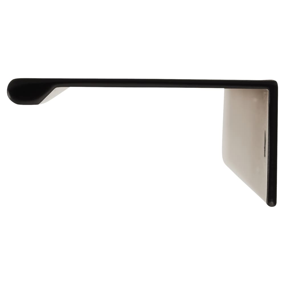 Touchpoint Serva Lipped Edge Cabinet Pull Handle - 64mm Centres - Black