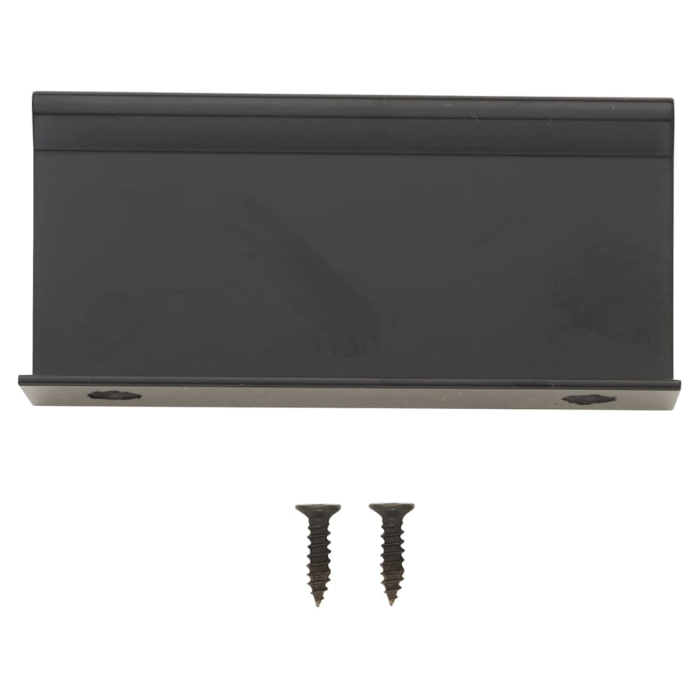 Touchpoint Serva Lipped Edge Cabinet Pull Handle - 64mm Centres - Black