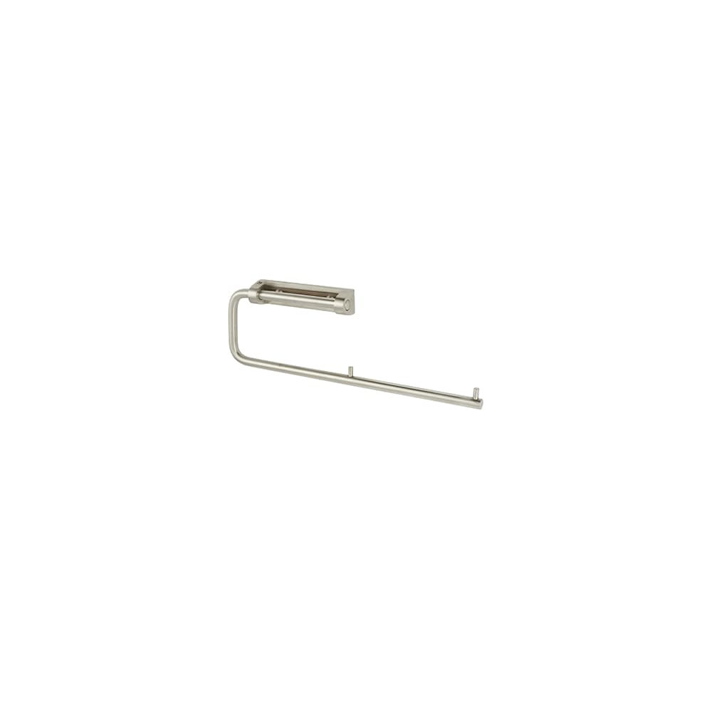 Dolphin Contract Double Toilet Roll Holder - 93 x 275 x 23mm - Satin Stainless Steel