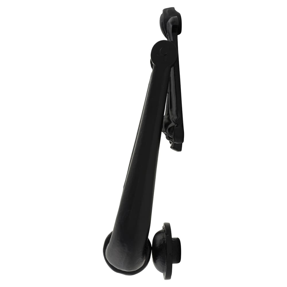 Olde Forge Fleur de Lys Door Knocker - 190 x 65mm - Antique Black Iron