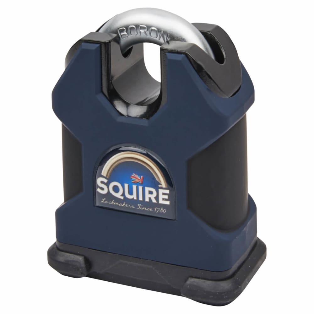 Squire Maximum Security Closed Shackle Padlock - 65mm Body - 19 x 19mm Shackle - Blue