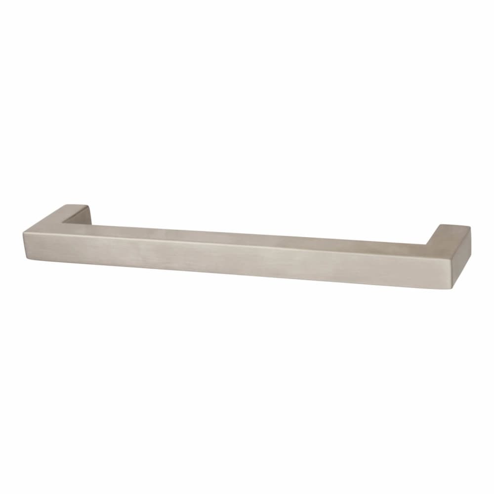 Altro 14mm Square D-Bar Cabinet Pull Handle - 128mm Centres - Satin Stainless Steel