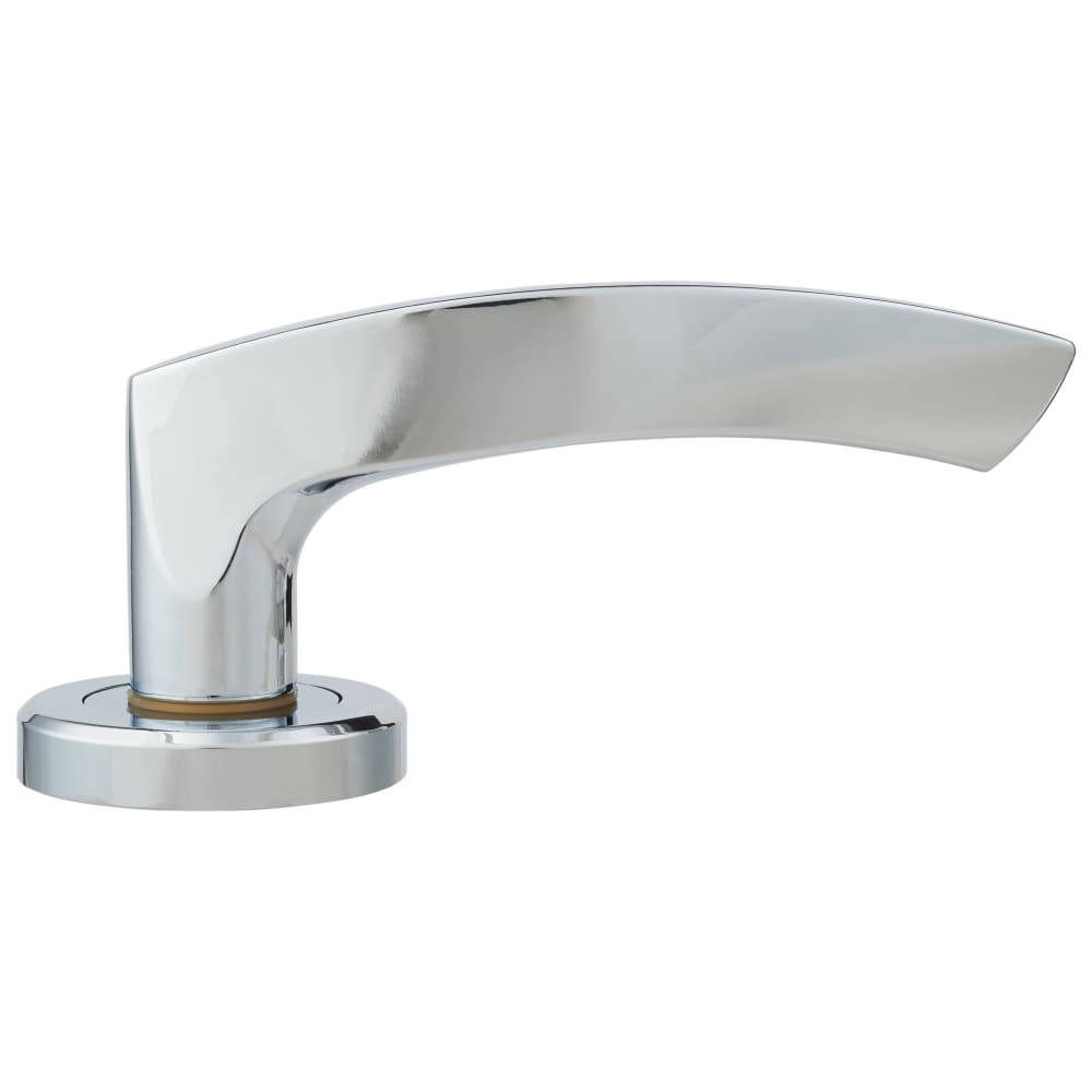 Serozzetta by Carlisle Brass Olivier Door Handle on Rose - Polished Chrome