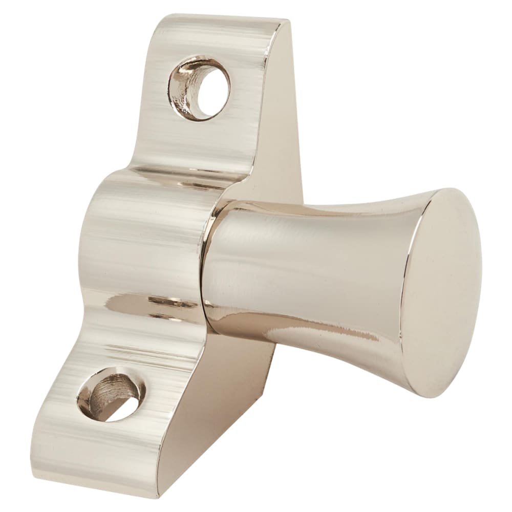 Altro Lines Stair Rod with Fluted Finials - 900mm Length - Polished Nickel