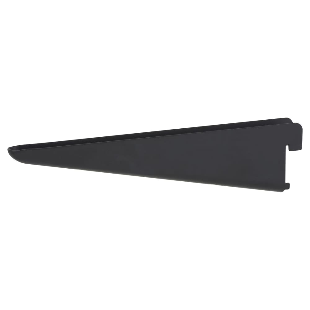 Rothley Twin Slot Shelf Bracket - 170mm Length - Matt Black