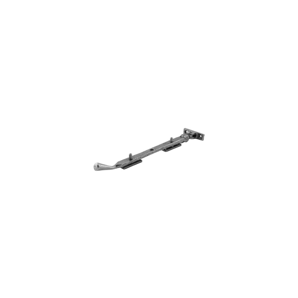 From The Anvil Pear Drop Casement Window Stay - 10"/254mm Length - Pewter