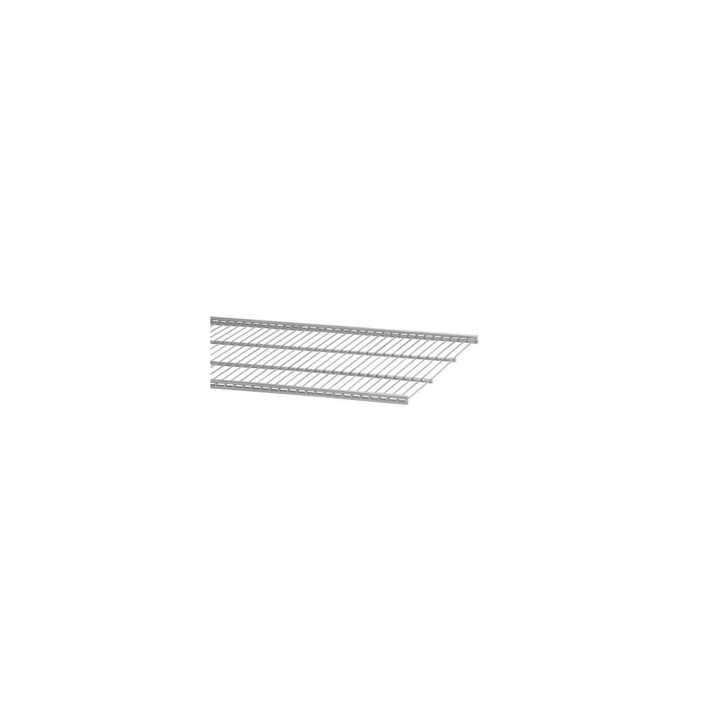 elfa Top Track System - Click In Ventilated Wire Shelf - 1212 x 405mm - Platinum
