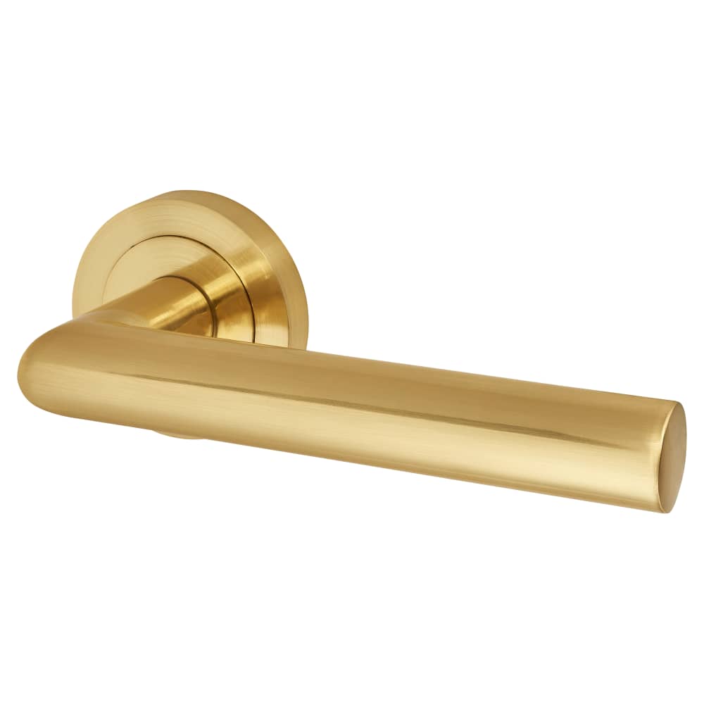 Satin Brass Door Handles, Handles