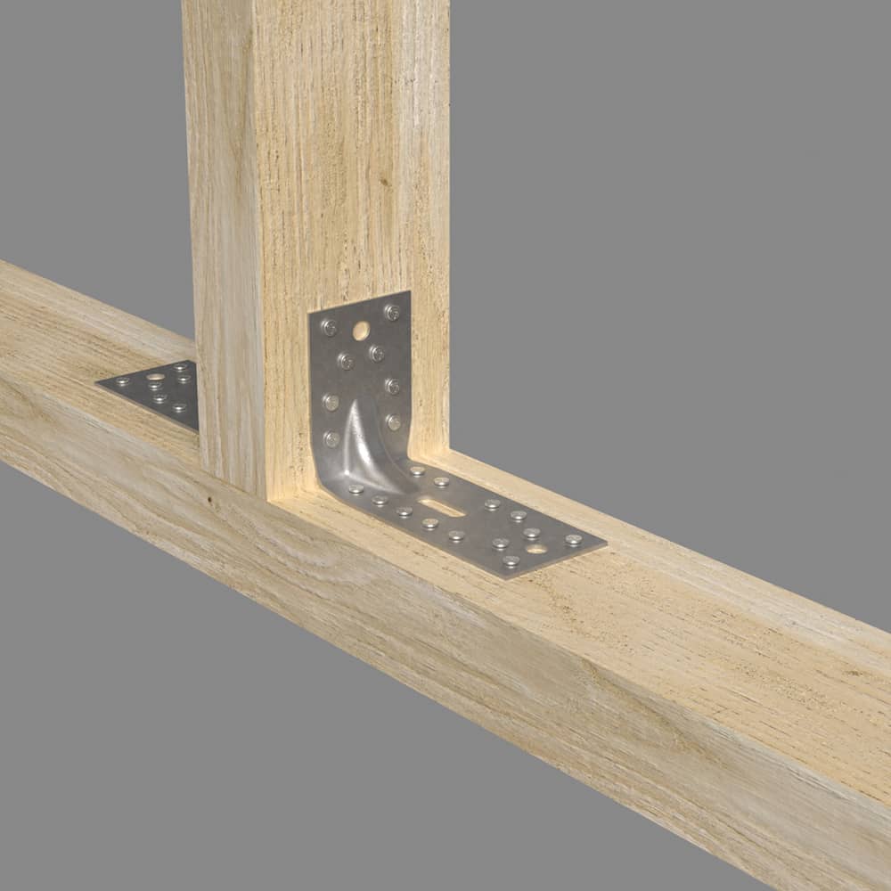 Simpson Strong Tie Large Reinforced Angle Bracket - 150 x 90 x 65mm