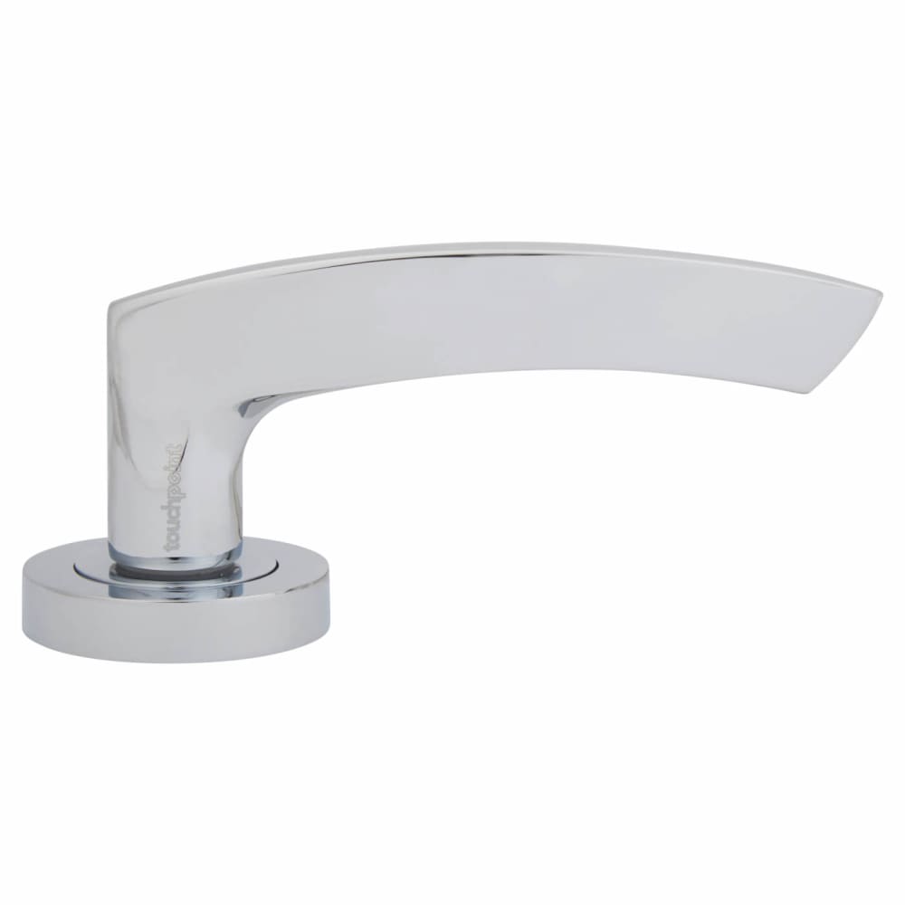 Touchpoint Aston Door Handle on Rose - Polished Chrome