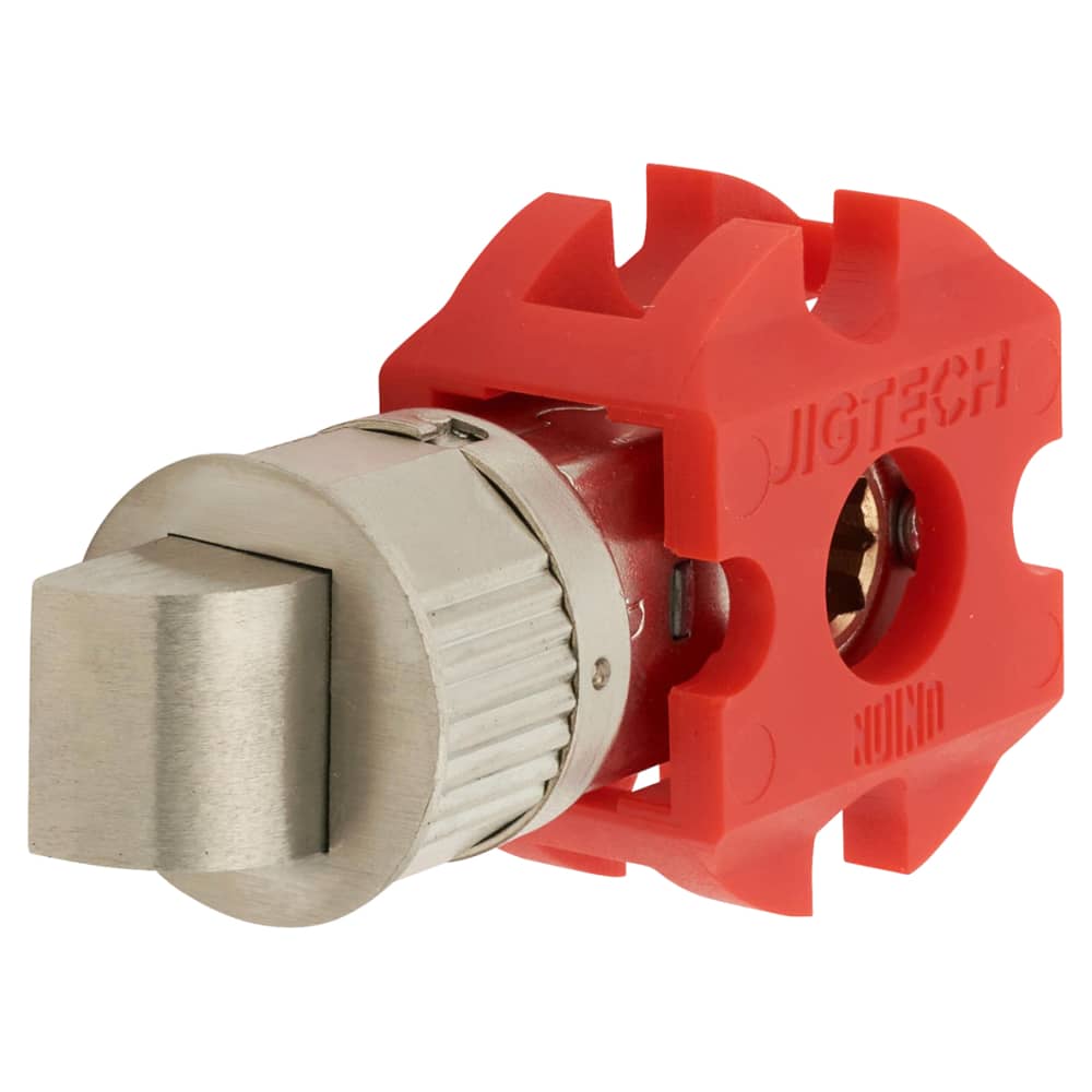 Jigtech Smartlatch Passage Latch - 45mm Backset - Satin Nickel