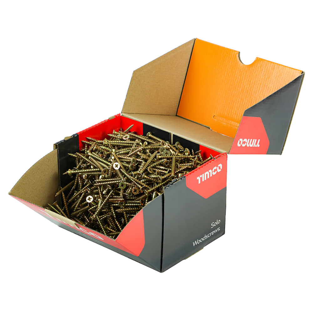Produktbild von TIMCO Terrassendielenschrauben – Grün Beschichtet, Zaundeck, 50/60/75 Mm, 4,5 Mm, Pozidriv