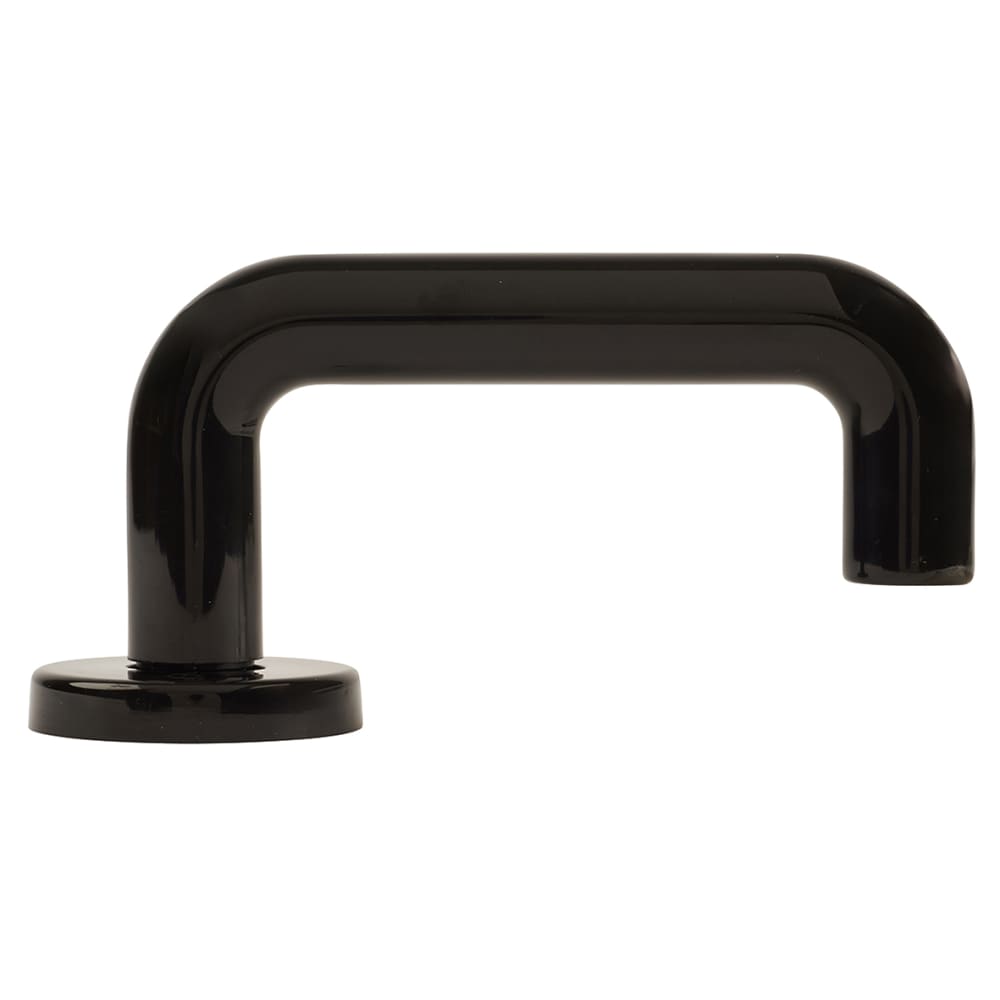 Hoppe Paris AR600/20 Nylon Steel Core Safety Door Handle on Rose - Ebony Black