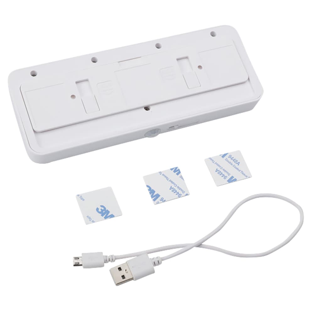 Integral LED SensorLux Cabinet Strip Directional Light with PIR Sensor - IP20 - 3000K Warm White