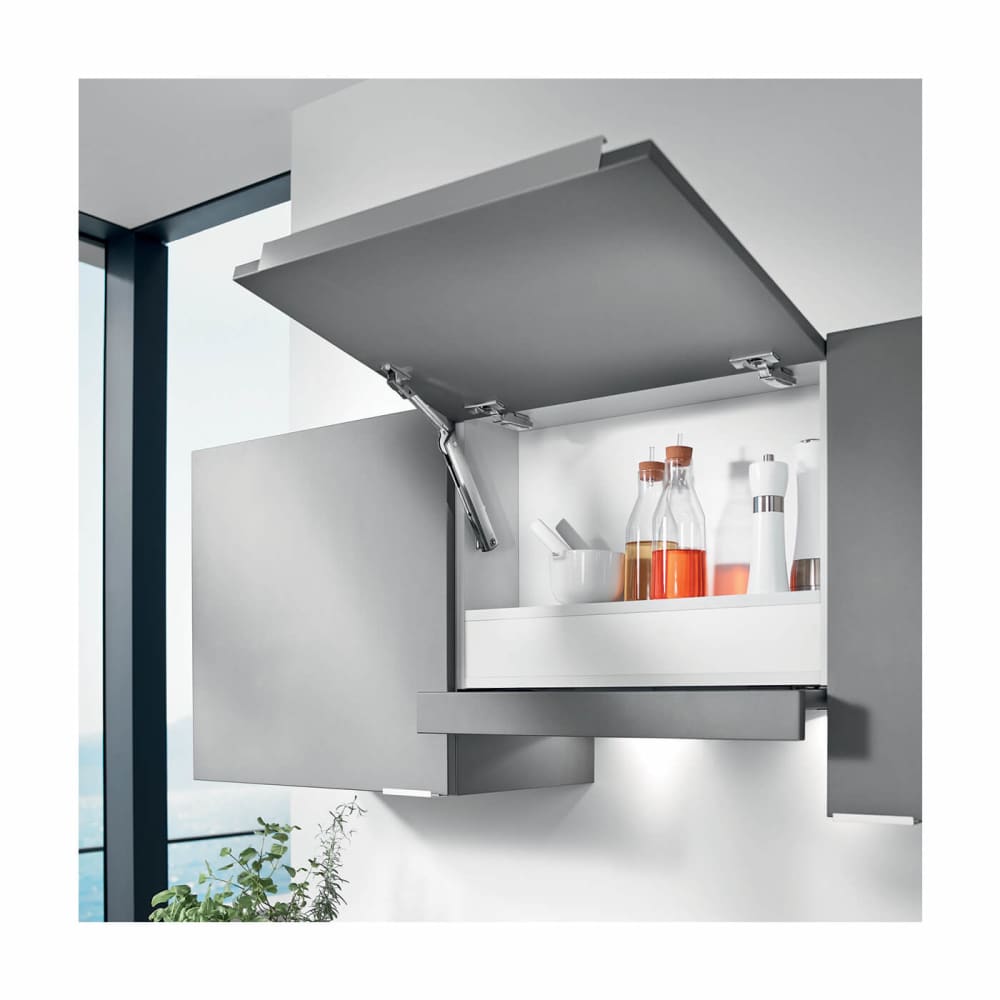 Blum AVENTOS HK-XS BLUMOTION - Cabinet Door Lift Mechanism - Light/Small - Power (LF) 200 - 1000