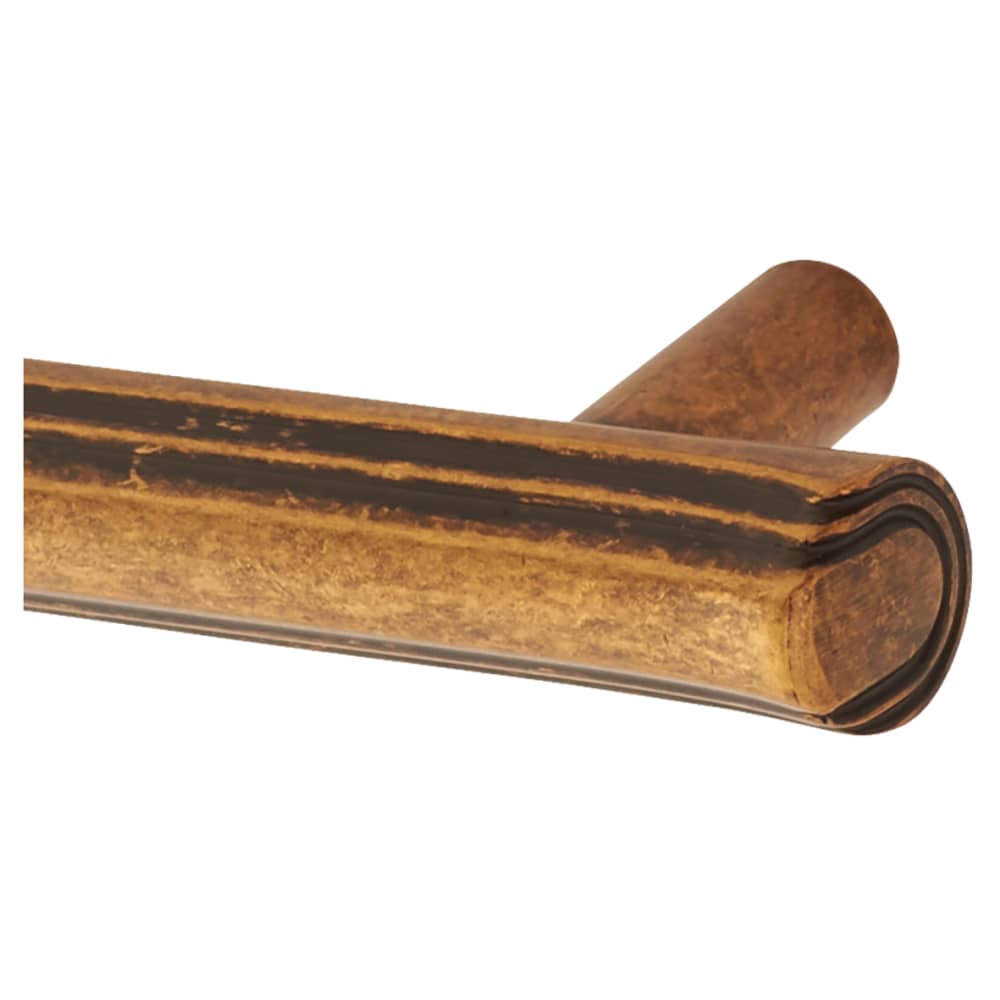 Altro Filton 11mm T-Bar Cabinet Pull Handle - 224mm Centres - Antique Brass
