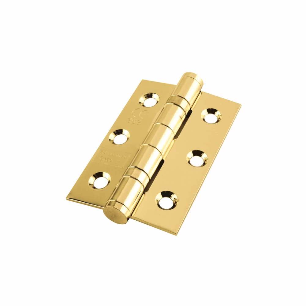 Touchpoint Georgian Bathroom Lock Door Handle Kit - Polished Brass