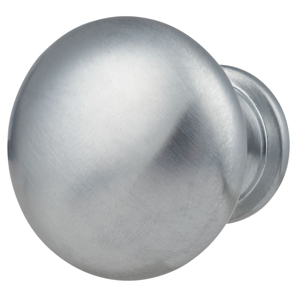 Touchpoint Domed Round Cabinet Knob - 25mm Diameter - Satin Chrome