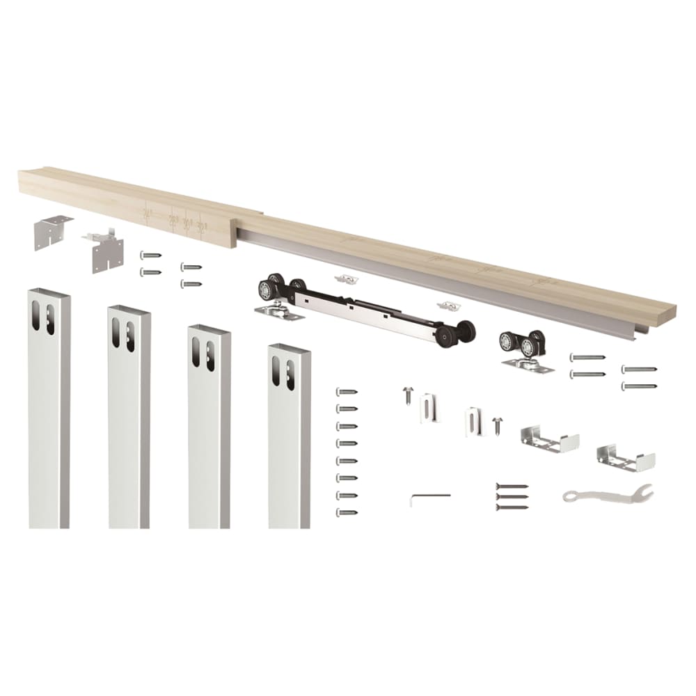 Klug Easi Pocket Door Kit with Soft Close – 115mm Finished Wall Thickness – 914 x 2032mm Door Size