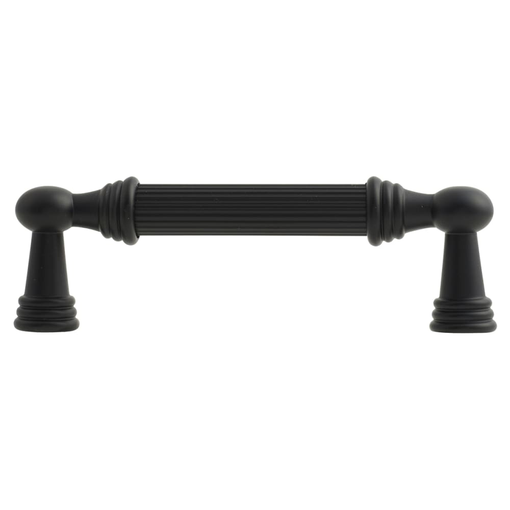 Altro Whitby Lines 10mm T-Bar Cabinet Pull Handle - 96mm Centres - Matt Black