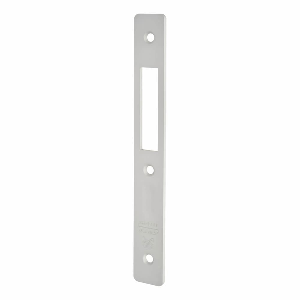 Adams Rite MS220 Euro Profile Hook Deadbolt Faceplate - 197 x 25mm - Satin Anodised Aluminium