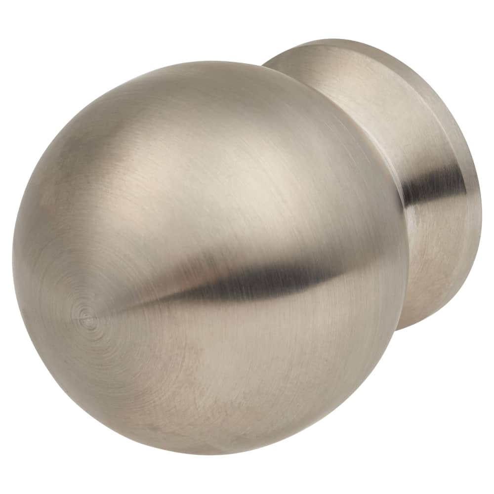 Altro Turned Ball Cabinet Knob - 35mm Diameter - Satin Stainless Steel
