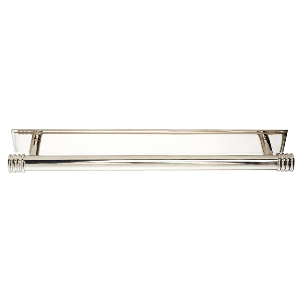  Frelan Hoxton Sturt Cabinet Handle on Rushton Backplate - 224mm Centres - Polished Nickel