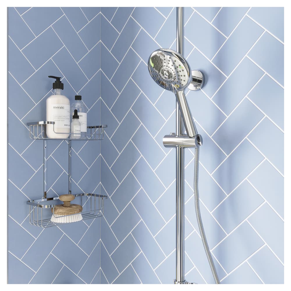 Croydex Aqua Air Varone 5 Spray Shower Handset - Chrome