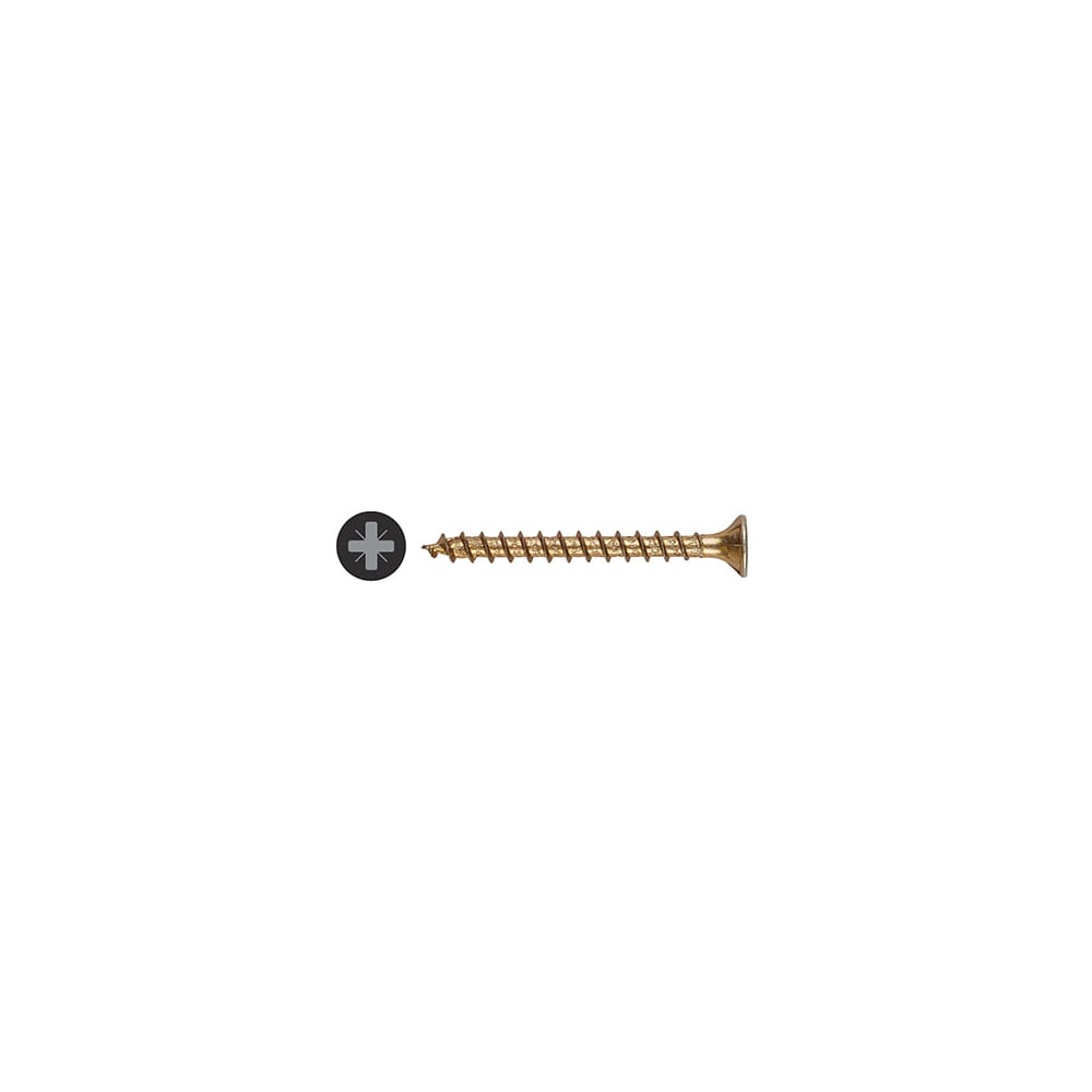 SPAX Yellox Pozi Countersunk Wood Screws - 4.0 x 35mm - Yellow Zinc - Pack of 200