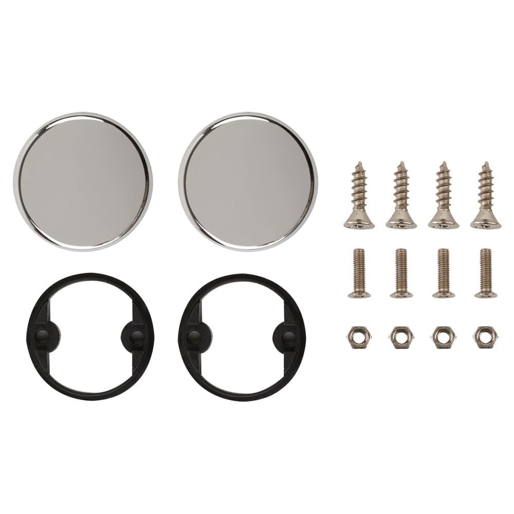 Klug Clip-On Glass Door Cabinet Hinge - 95° - Inset - Zinc Plated - Pair