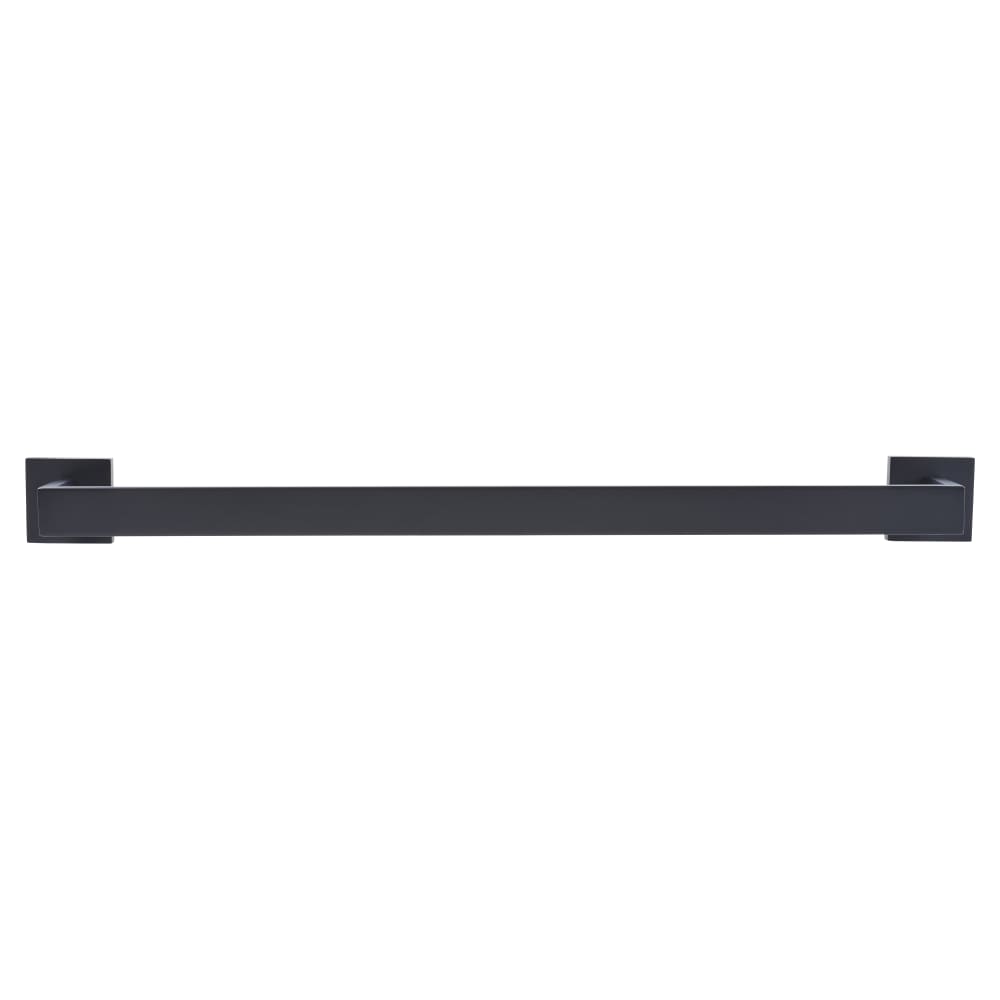 Altro Modern Square Towel Rail - 600 x 80 x 55mm - Matt Black