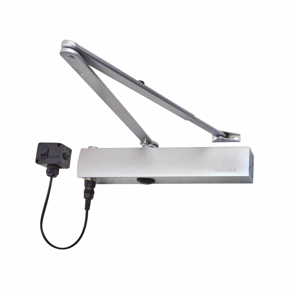 GEZE TS4000EFS Electromagnetic Fire Door Closer - Power Size 1-6 - Silver