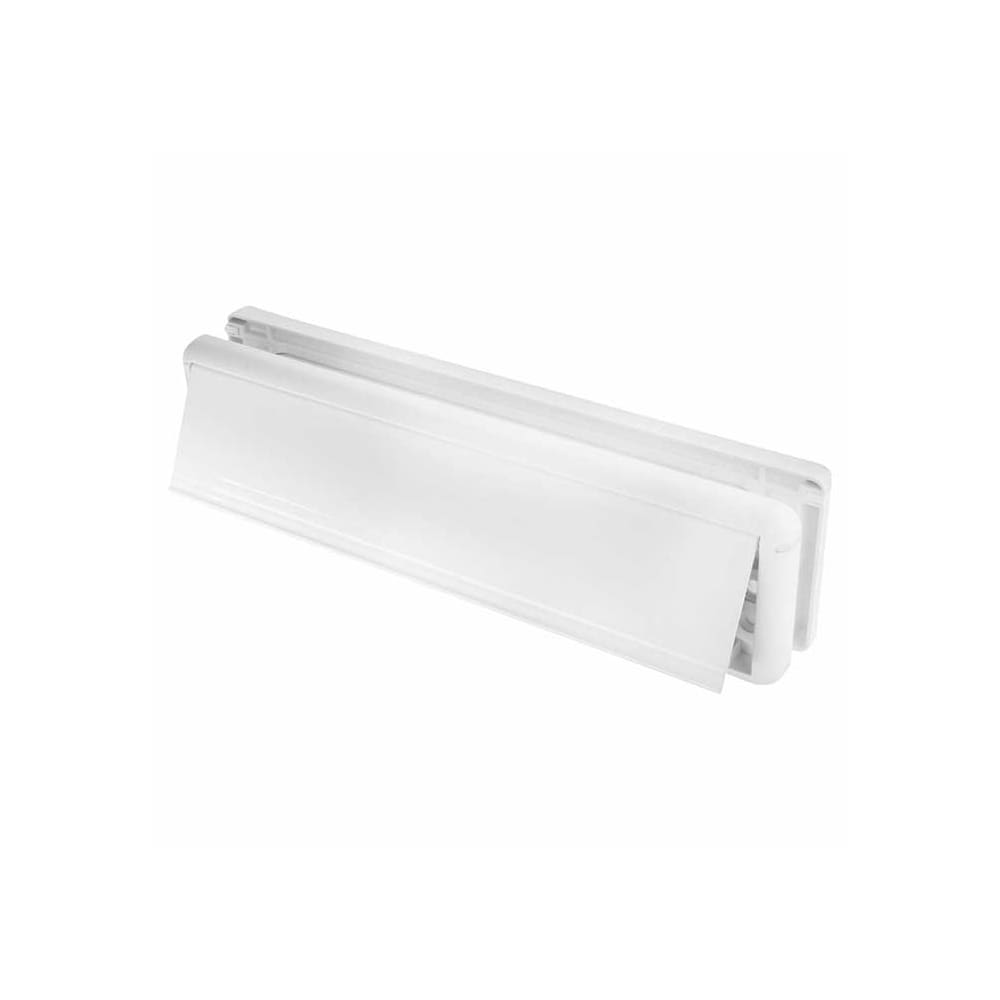 Yale Seal Letter Plate - 304 x 70mm - Door Thickness 20-40mm - White