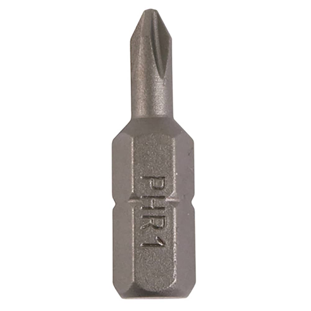 TIMCO Steel Driver Bits - Phillips - PH1 - 25mm Length - Pack of 10