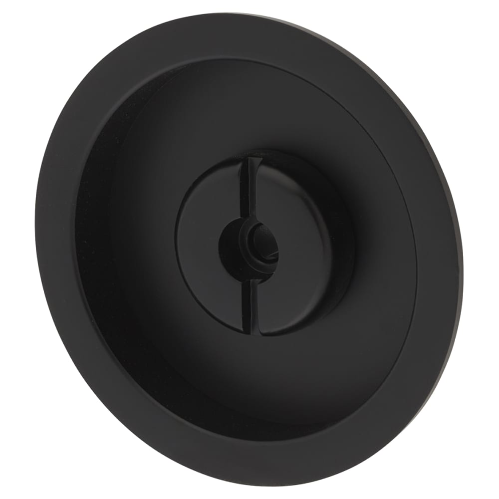 Eclisse Essentials Round Privacy Handle Set with Lock - Matt Black