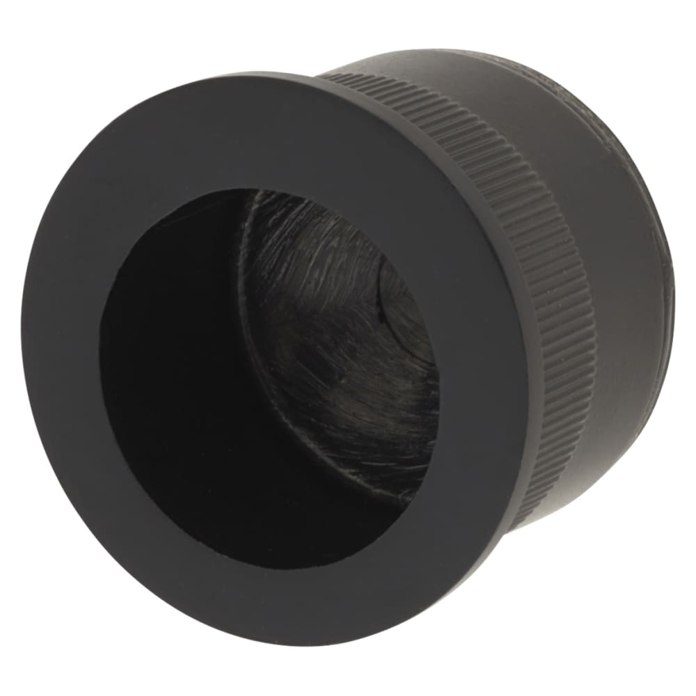 Eclisse Essentials Round Privacy Handle Set with Lock - Matt Black