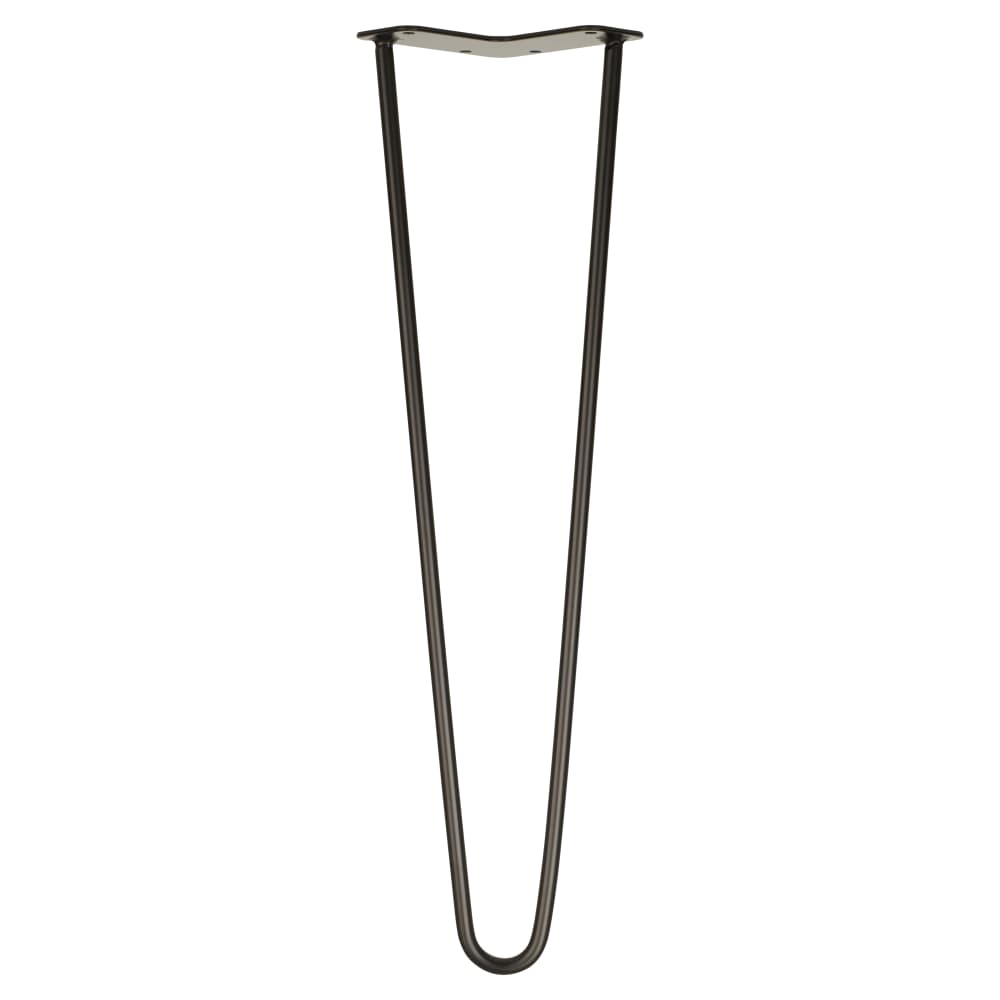 Altro Hairpin Leg - 2 Pin - 500mm Height - Black - Pair