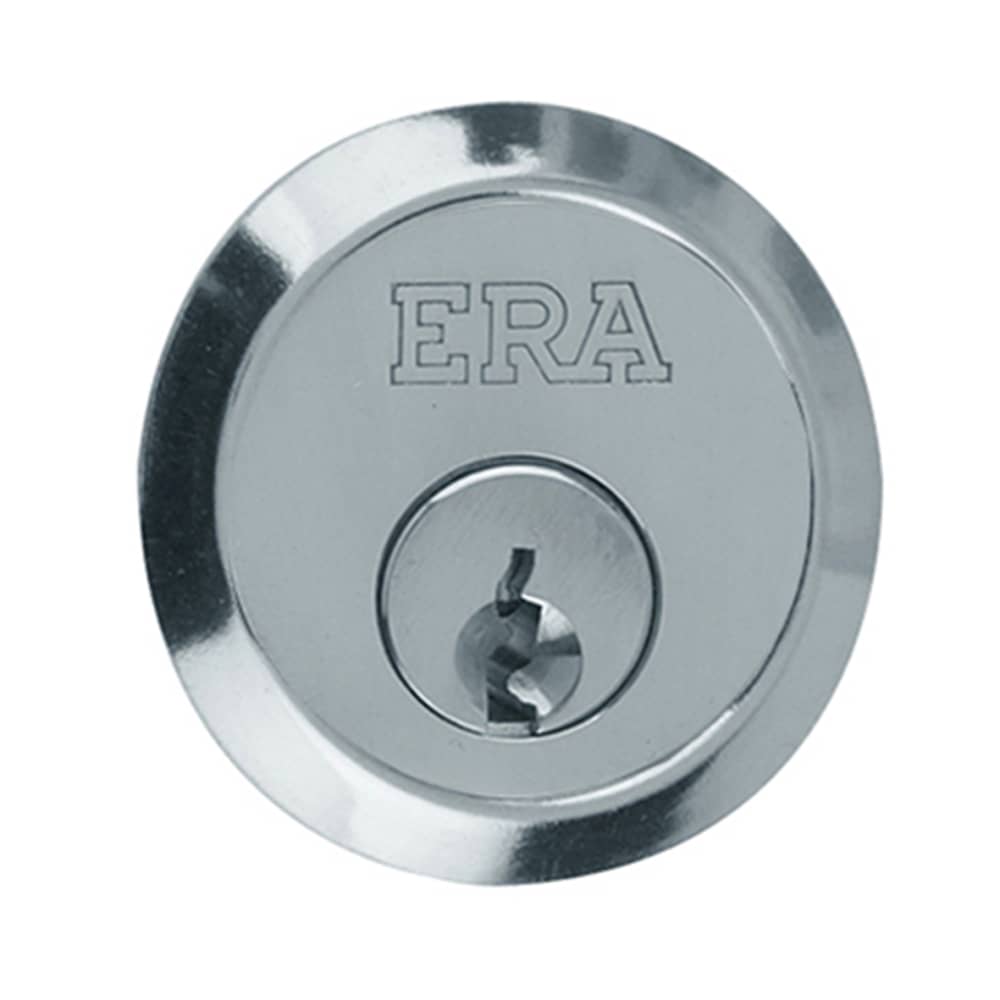 ERA 5 Pin Replacement Rim Cylinder - Polished Chrome - Keyed Alike
