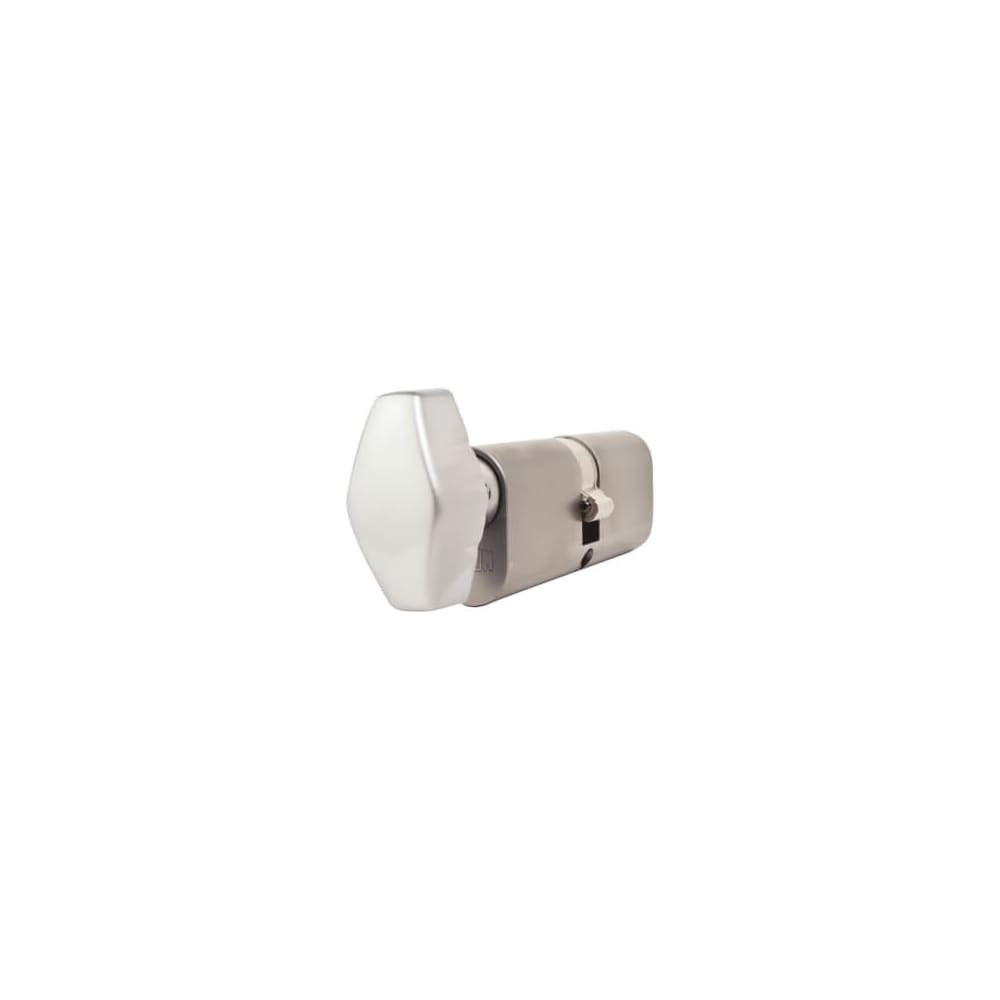UNION J2X13 Pattern 5 Pin 74mm Oval Thumbturn Cylinder - 37mm Turn + 37mm - Satin Chrome