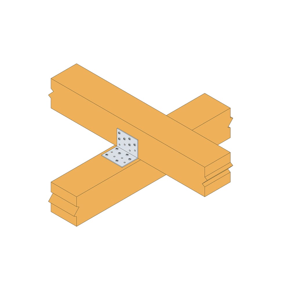 Simpson Strong Tie Nail Plate Angle Bracket - 60 x 60 x 40mm
