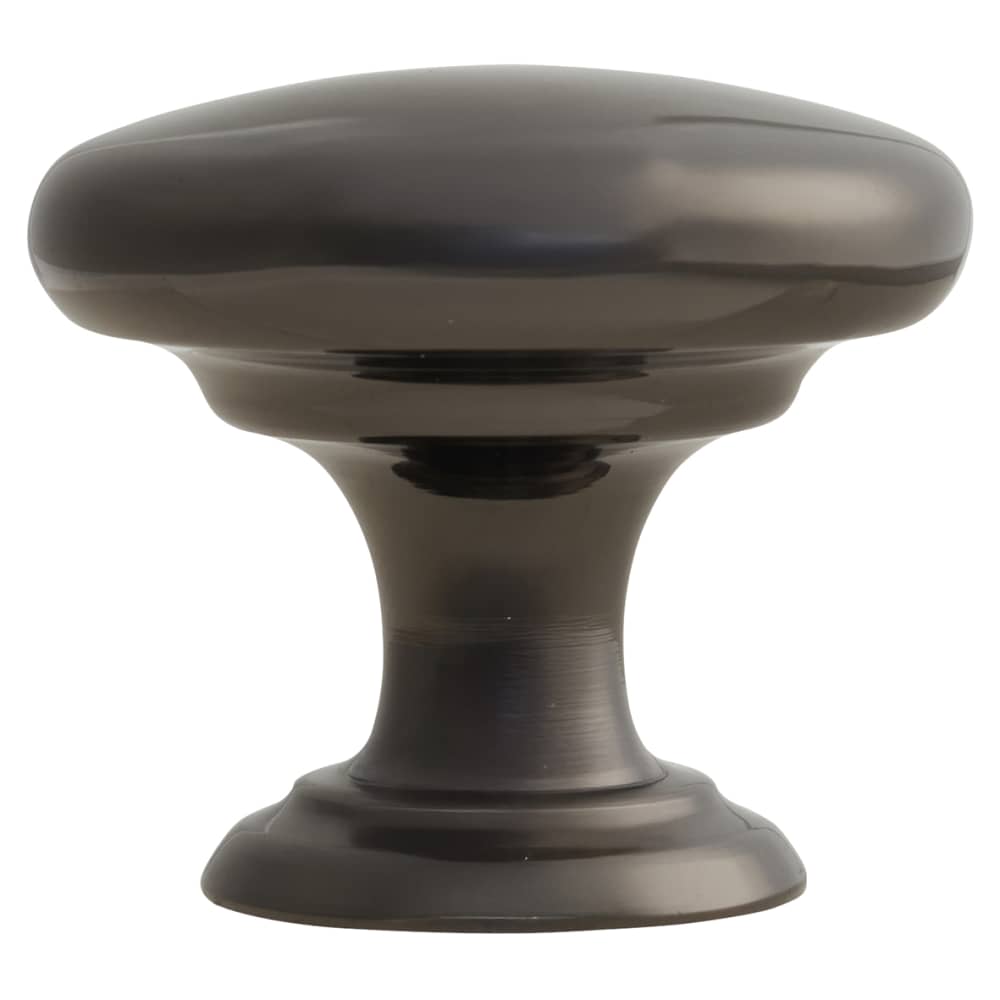 Crofts & Assinder Monmouth Round Cabinet Knob - 32mm Diameter - Black Nickel