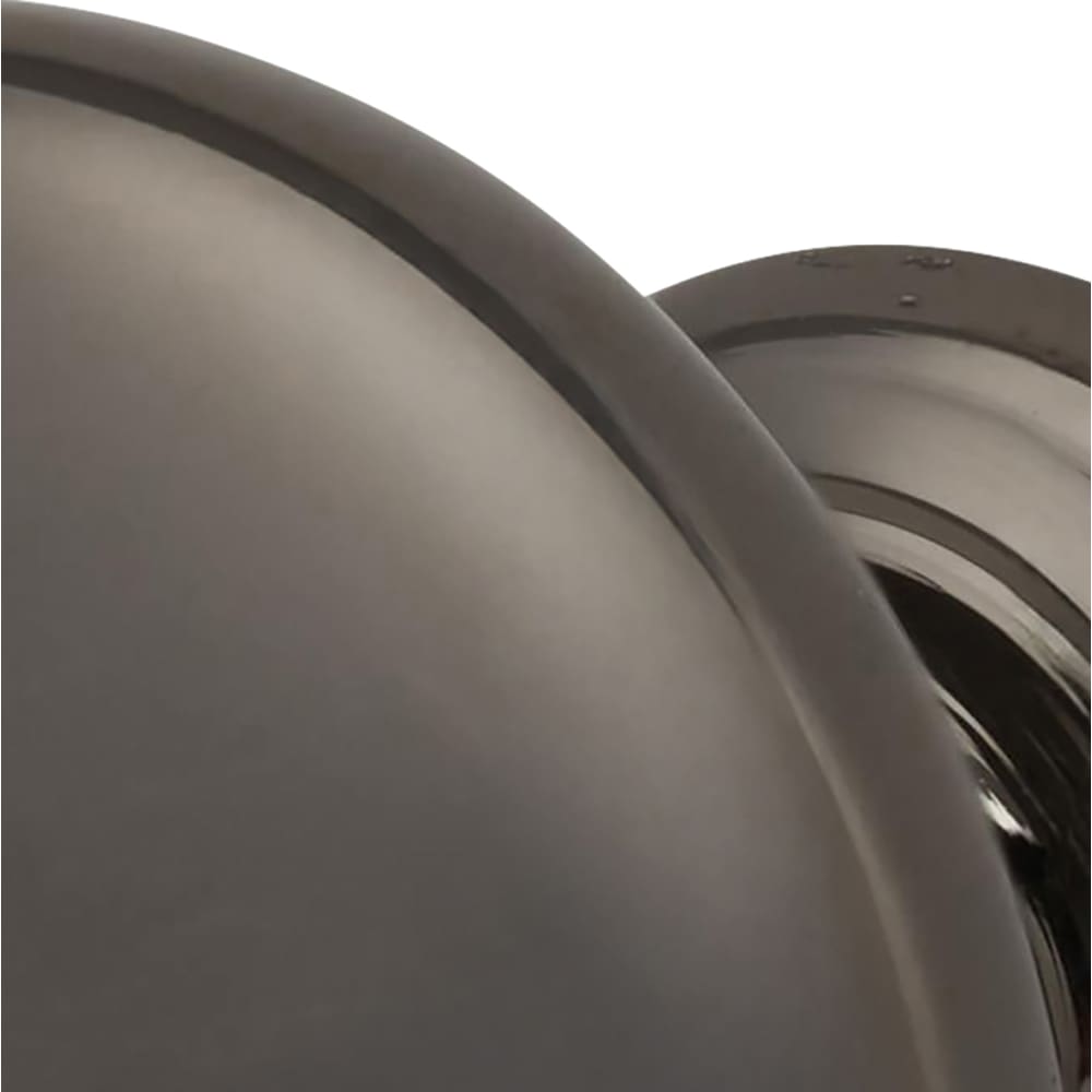 Crofts & Assinder Monmouth Round Cabinet Knob - 32mm Diameter - Black Nickel