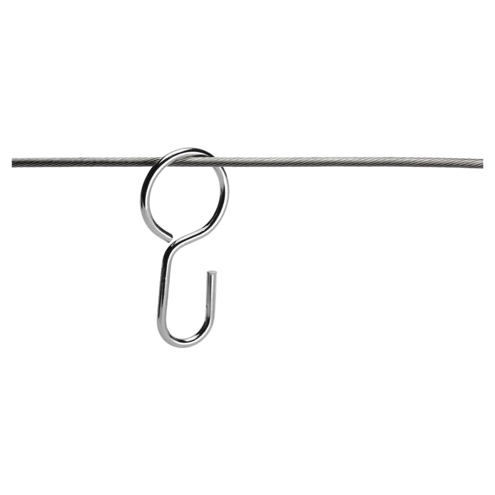 Croydex Shower Rail - Wireline - 3000mm Length - Polished Chrome