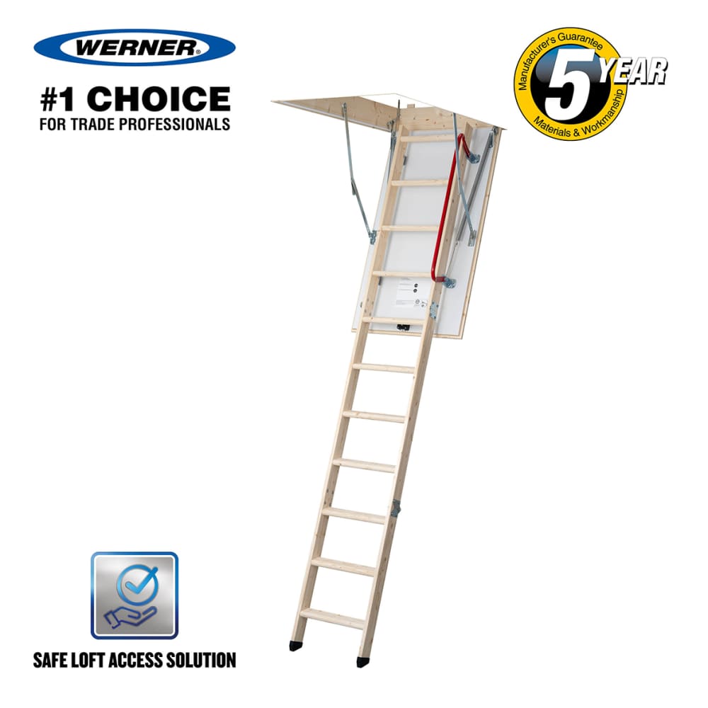 Werner Timber Eco S Line Loft Ladder