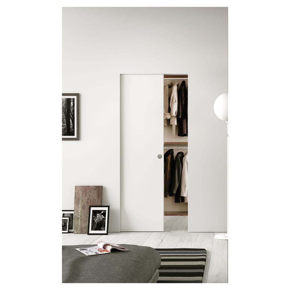 ECLISSE Syntesis Single Pocket Door Kit - 125mm Finished Wall Thickness - 762 x 198 Door Size