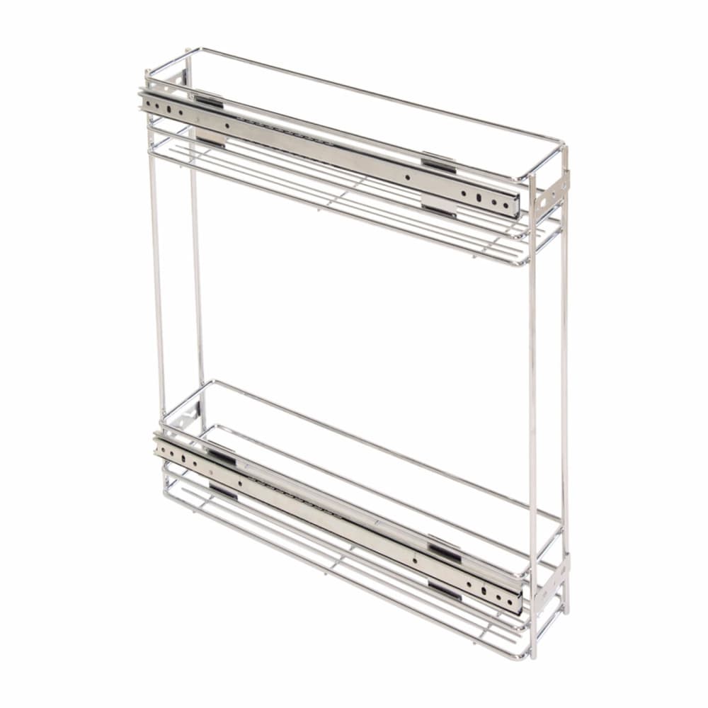 Emuca Supra Bottle Lateral Pull Out Wire Shelves - Cabinet Width 115mm