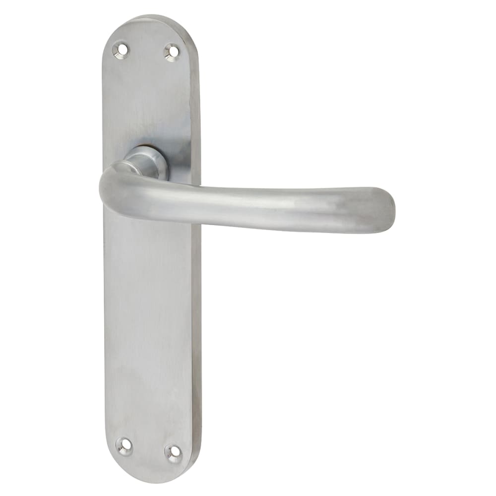 Touchpoint Sassari Latch Door Handle - 182 x 39mm - Satin Chrome